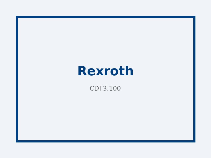 CDT3.100 — Гидравлический клапан Bosch Rexroth